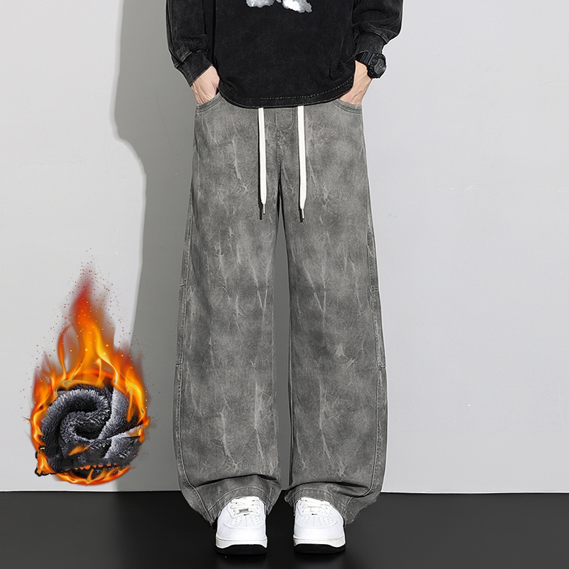 Streetwear Brand Clothing - Pantalon ample en coton pour hommes,