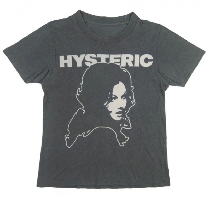 Streetwear Brand Vintage - T-shirt vintage avec portrait de fille,