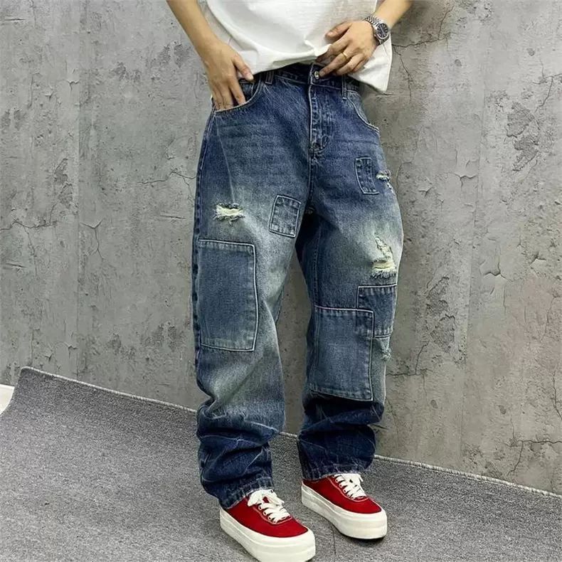 Jeans de marque à empiècements - Streetwear Brand Denim avis et prix