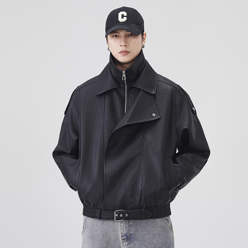 Automne hiver veste en cuir ho - Streetwear Brand Clothing avis et prix