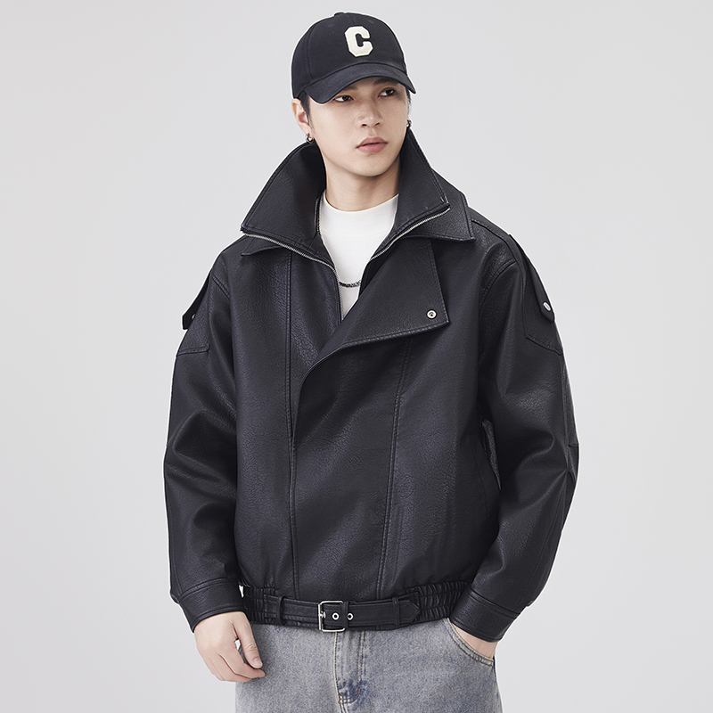 Automne hiver veste en cuir ho - Streetwear Brand Clothing avis et prix