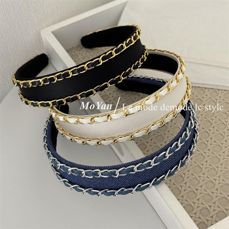 Nouveau Bandeau Cheveux Chaîne - Streetwear Brand Denim avis et prix